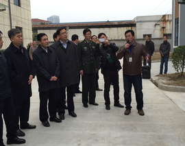 泰州市市委领导莅临我公司研发生产基地指导工作 泰州市市委领导莅临我公司研发生产基地指导工作